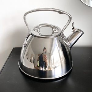 All-Clad ® Stainless Steel Tea Kettle Whistling